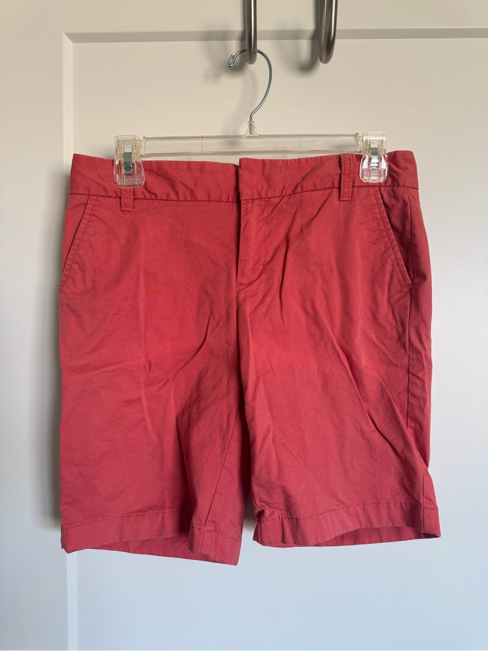 Caslon Coral Red Women's Bermuda Shorts
